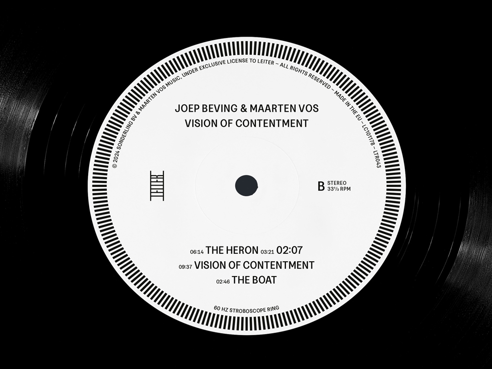 Joep Beving & Maarten Vos Vision of contentment - Black Vinyl